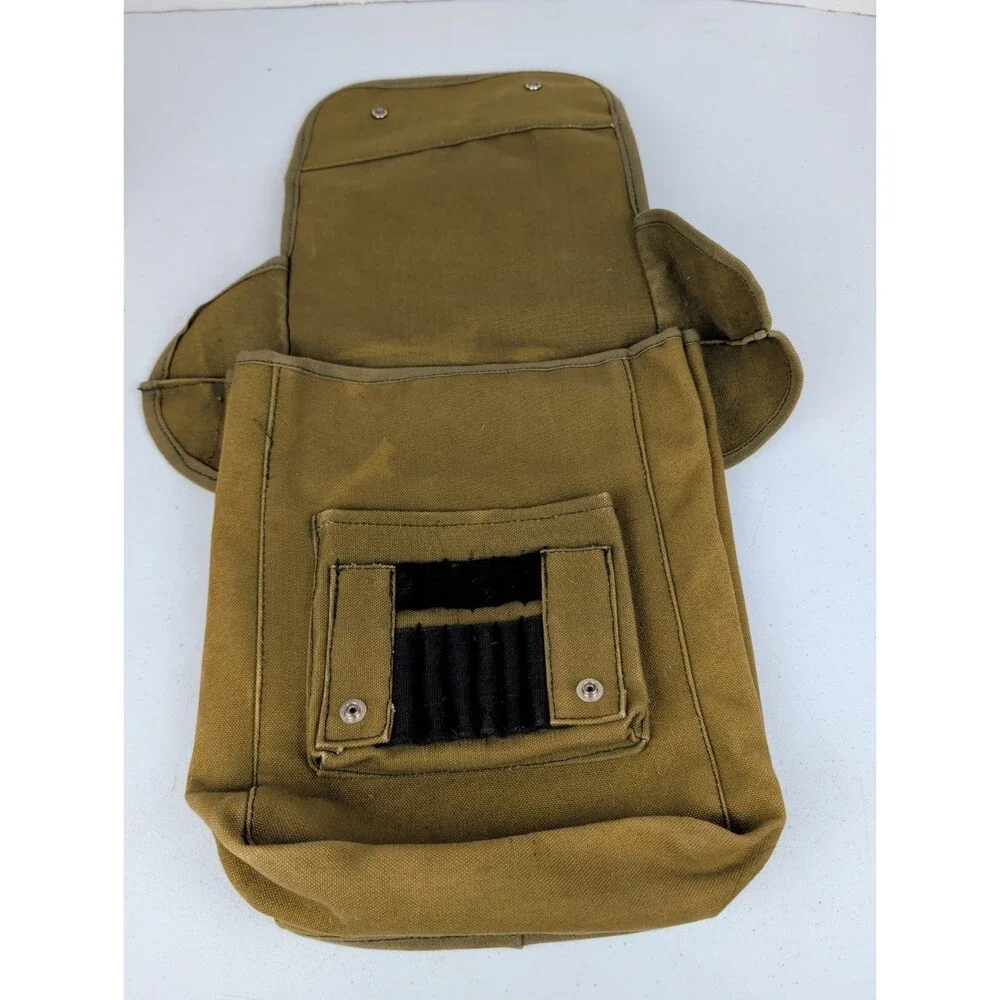 Reproduction Khaki Canvas WWII Map Carrying Case Good Condition